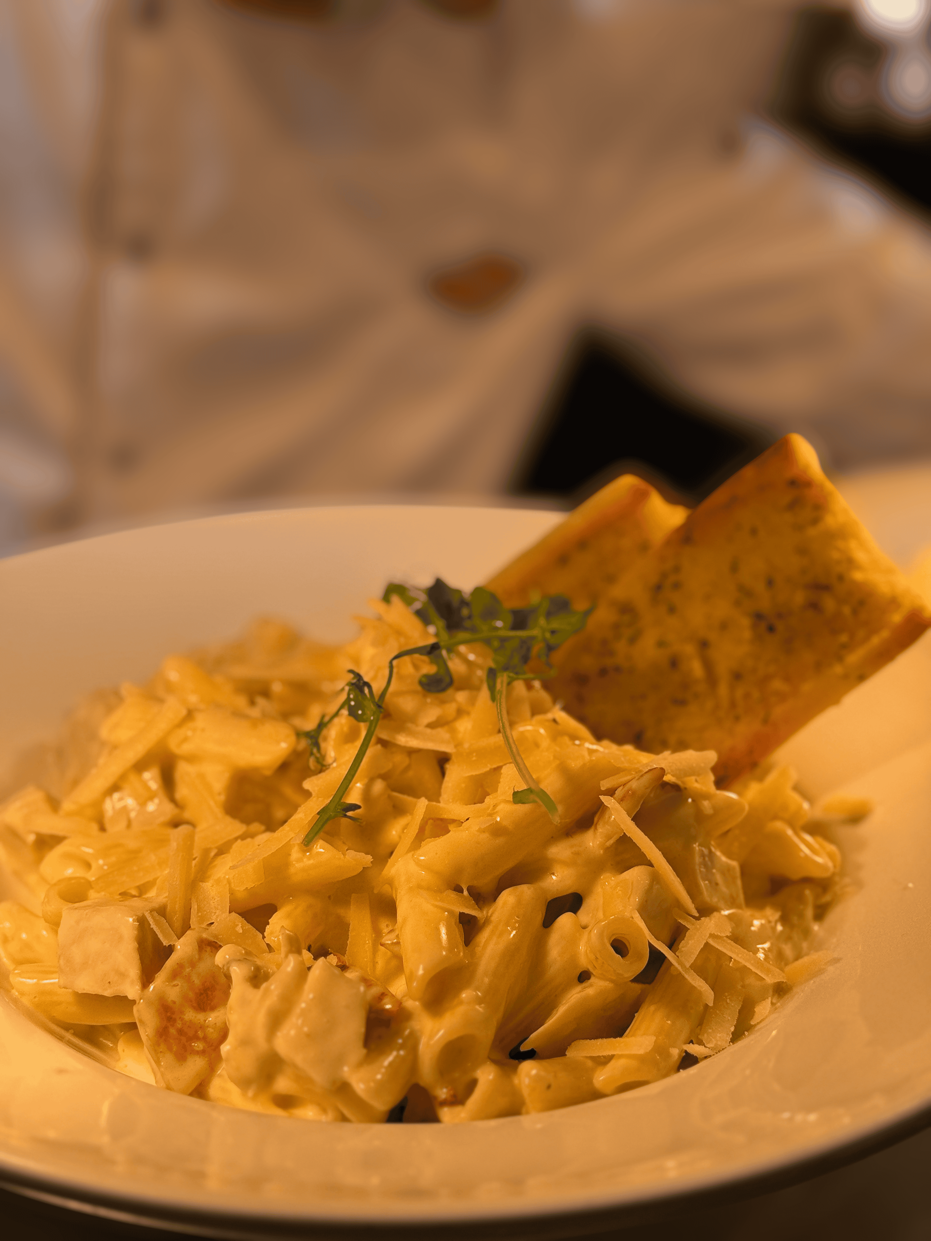 House pasta dish from The Old Stand kitchen, Shanagolden